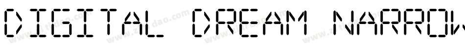 Digital dream Narrow字体转换